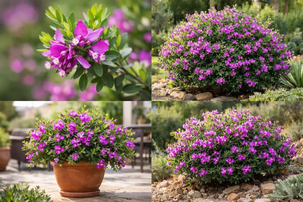 Polygala myrtifolia: arbusto sudafricano che fiorisce per 10 mesi, anche in vaso, senza innaffiature